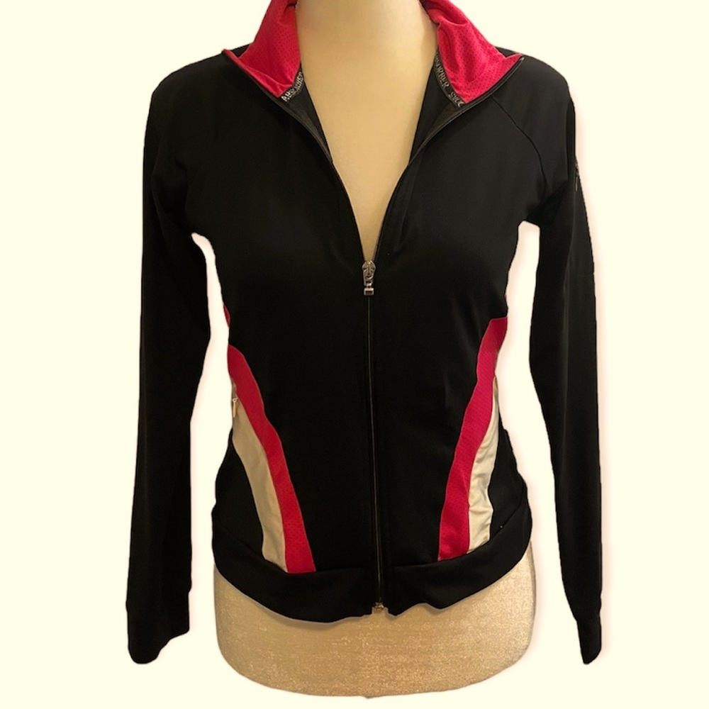 Victoria’s Secret Shock Absorber Sport Jacket size small in pink, navy, & white
